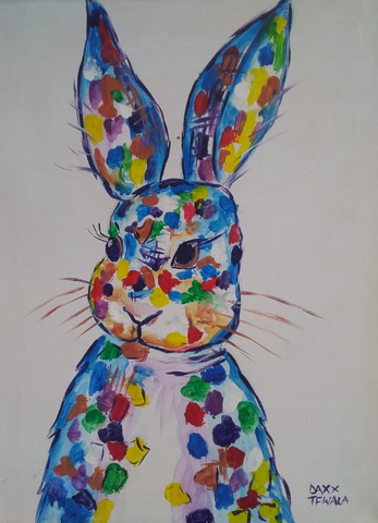 DAXX TFWALA ART - Rabbit Painting - QURATOR™ Market
